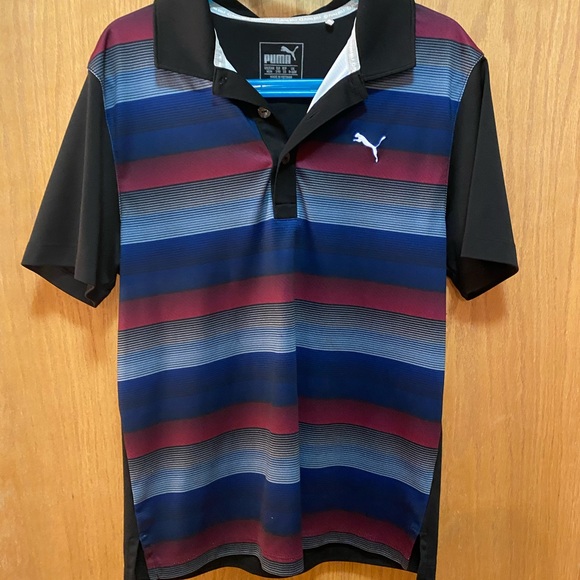 BOYS PUMA GOLF SHIRT. - Picture 2 of 5